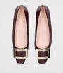 Roger Vivier Patent Leather Belle Vivier Trompette Ballet Flats