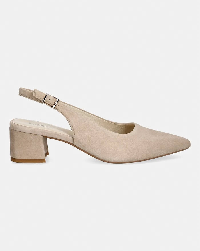 Vagabond Shoemakers nubuk açık topuklu kalın topuklu ayakkabı MARTA