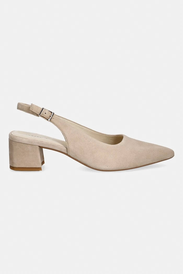 Vagabond Shoemakers nubuk açık topuklu kalın topuklu ayakkabı MARTA