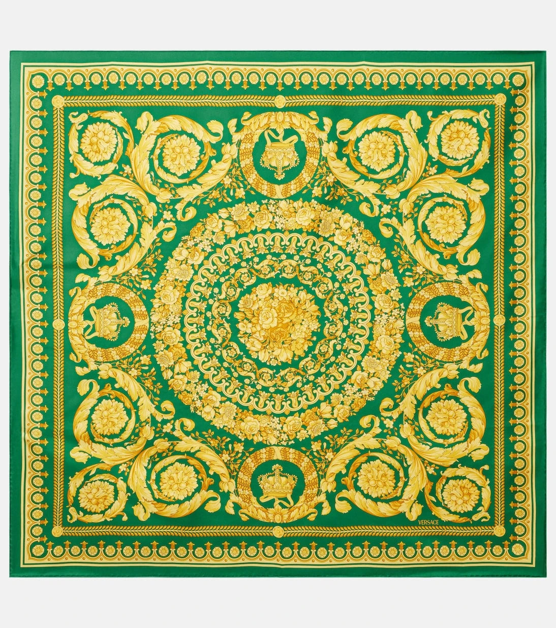 Versace - Barocco silk twill scarf