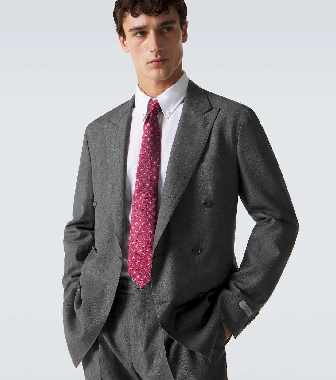 Canali - Silk jacquard tie