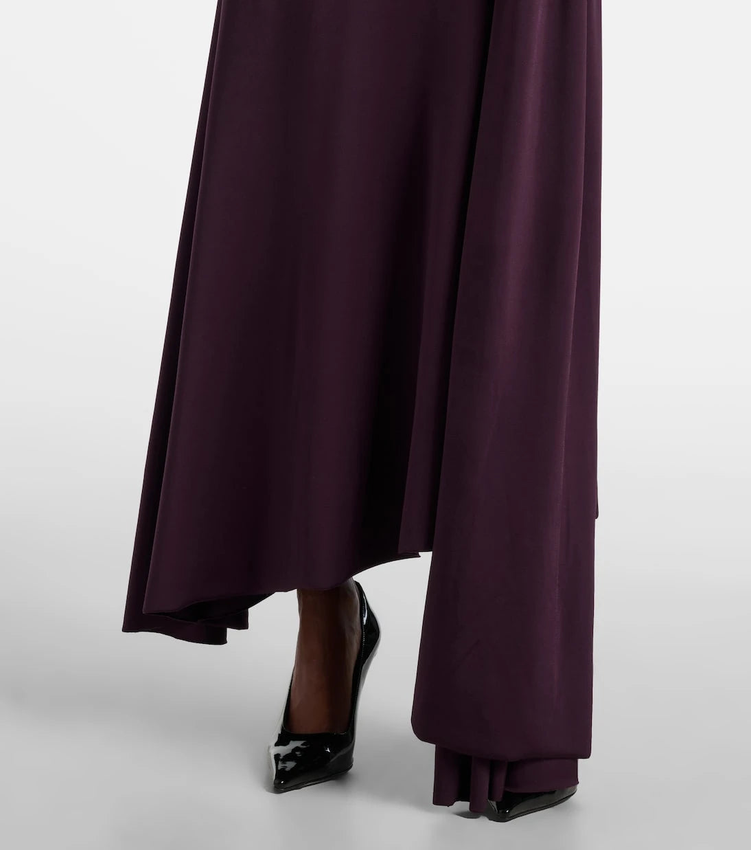 Victoria Beckham - Cutout draped jersey midi dress