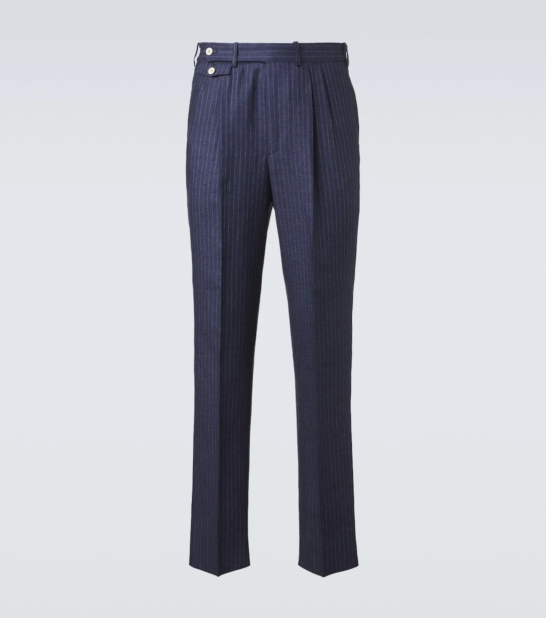 Dunhill - Striped linen tapered pants