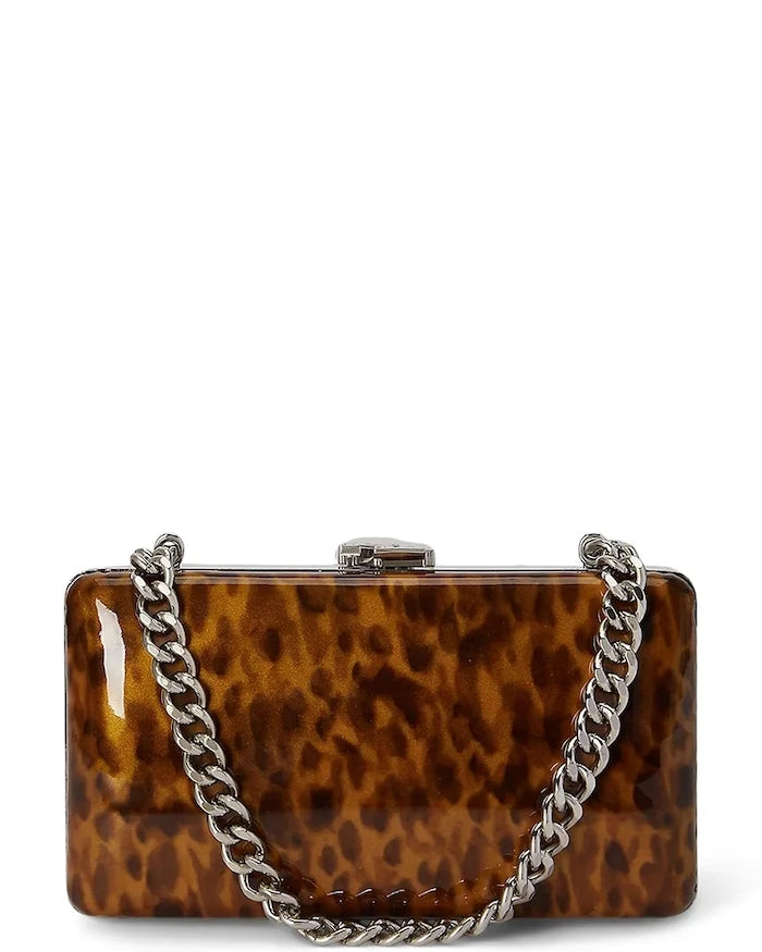 Lauren Ralph Lauren kadın deri clutch