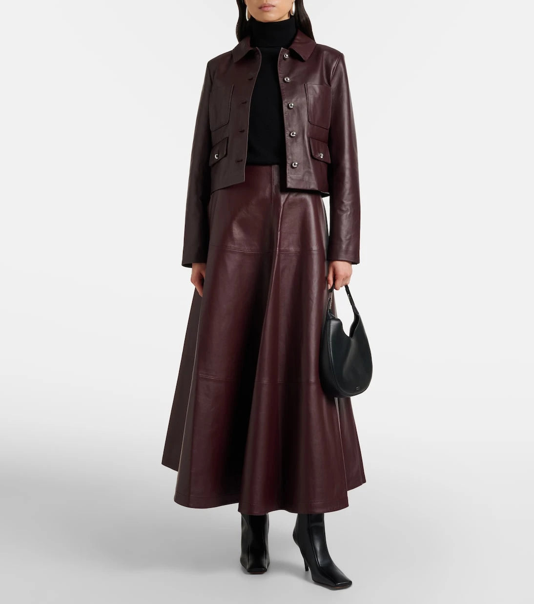 Altuzarra - Varda leather maxi skirt