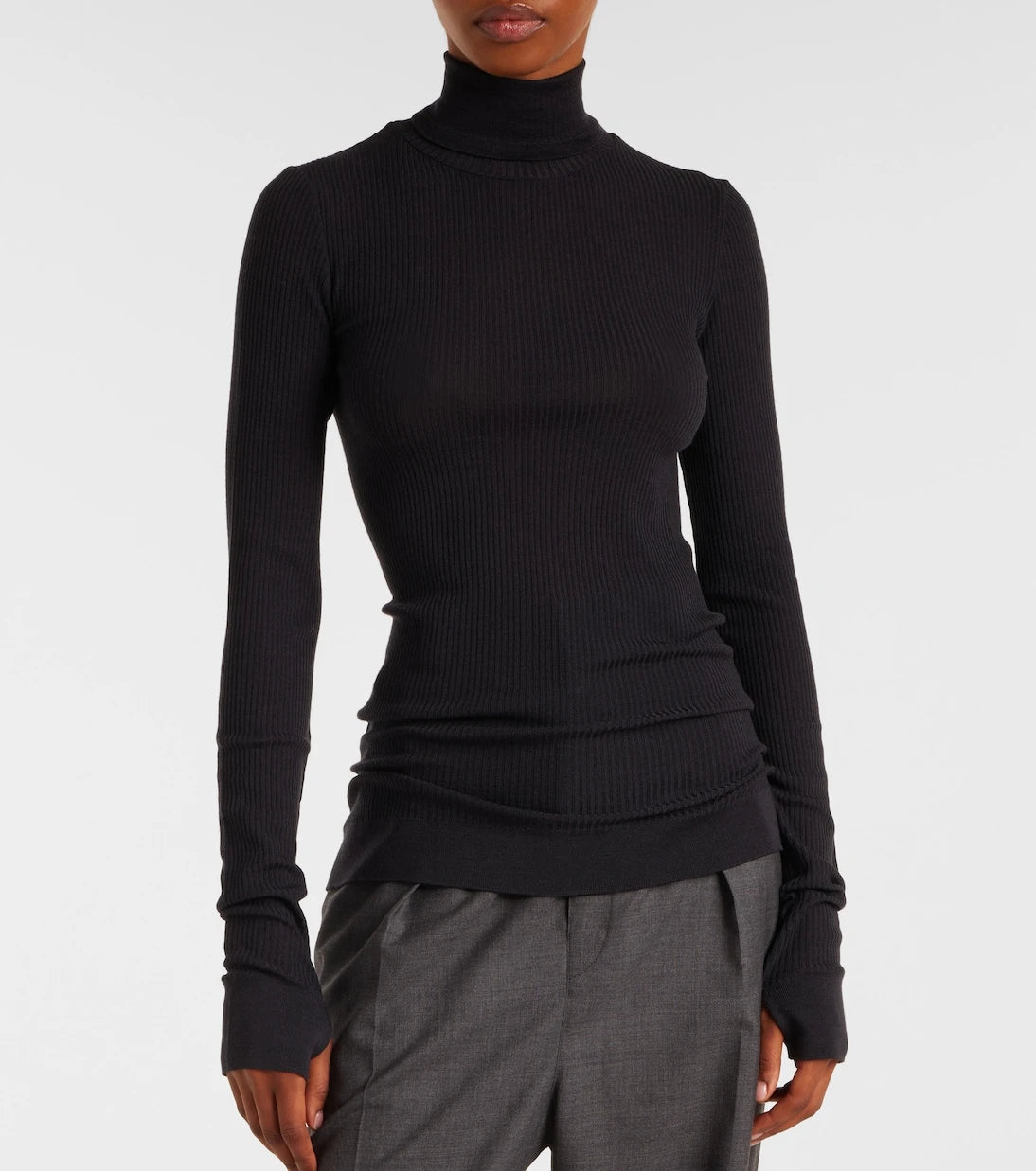Lemaire - Wool turtleneck top