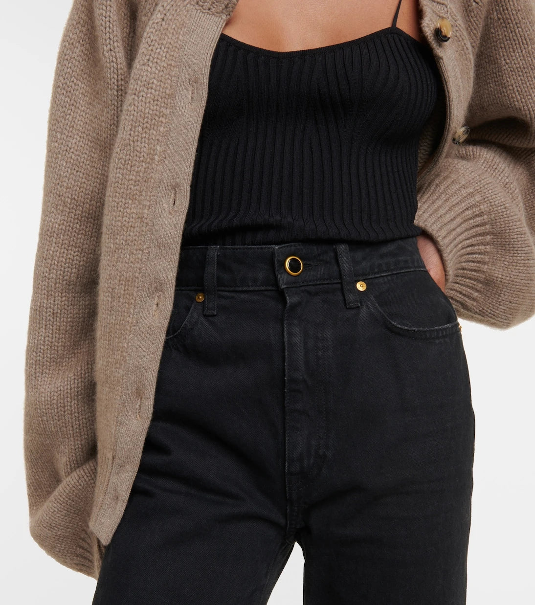 Khaite - Abigail cropped straight jeans