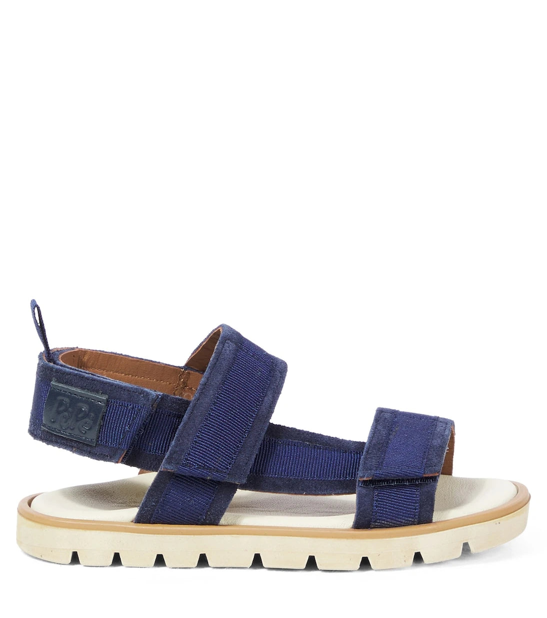 PèPè - Leather and grosgrain sandals