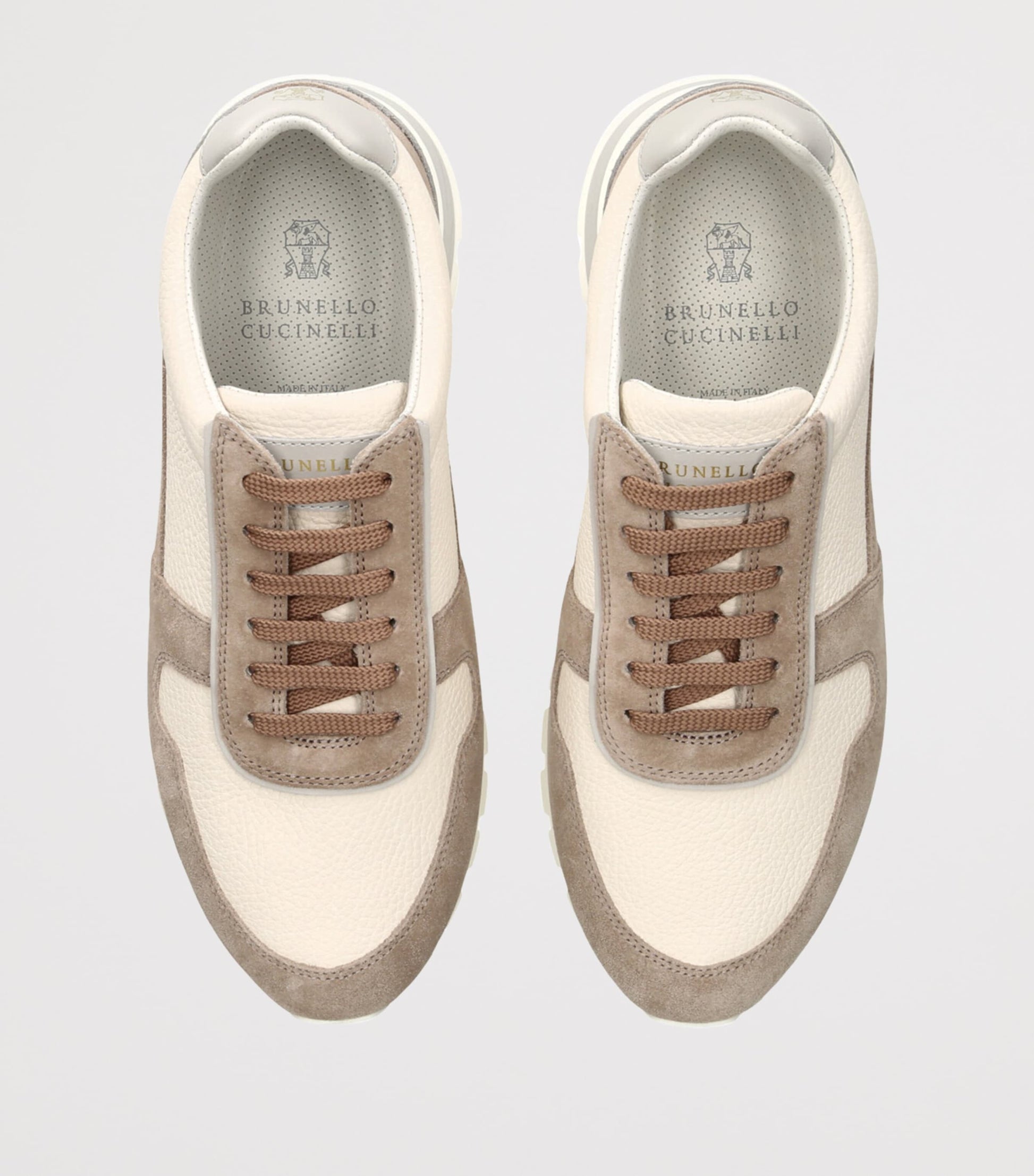 Suede-Leather Olimpo Sneakers