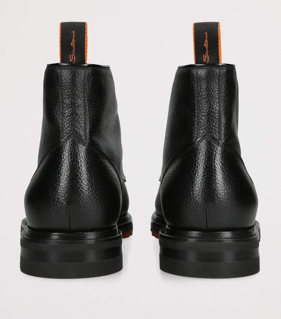 Leather Colin Lace-Up Boots