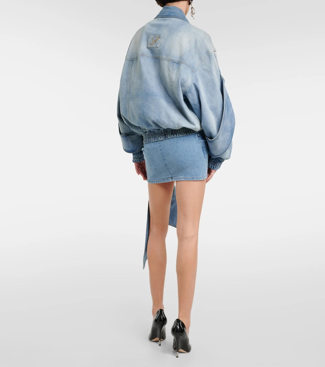 Blumarine - Denim bomber jacket