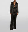 Dolce & Gabbana Multi Silk Belted Robe