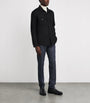 Canali Black Wool Overshirt