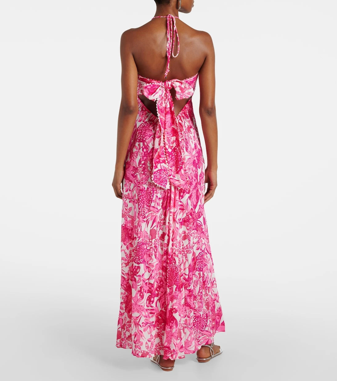 Poupette St Barth - Carla printed halterneck maxi dress