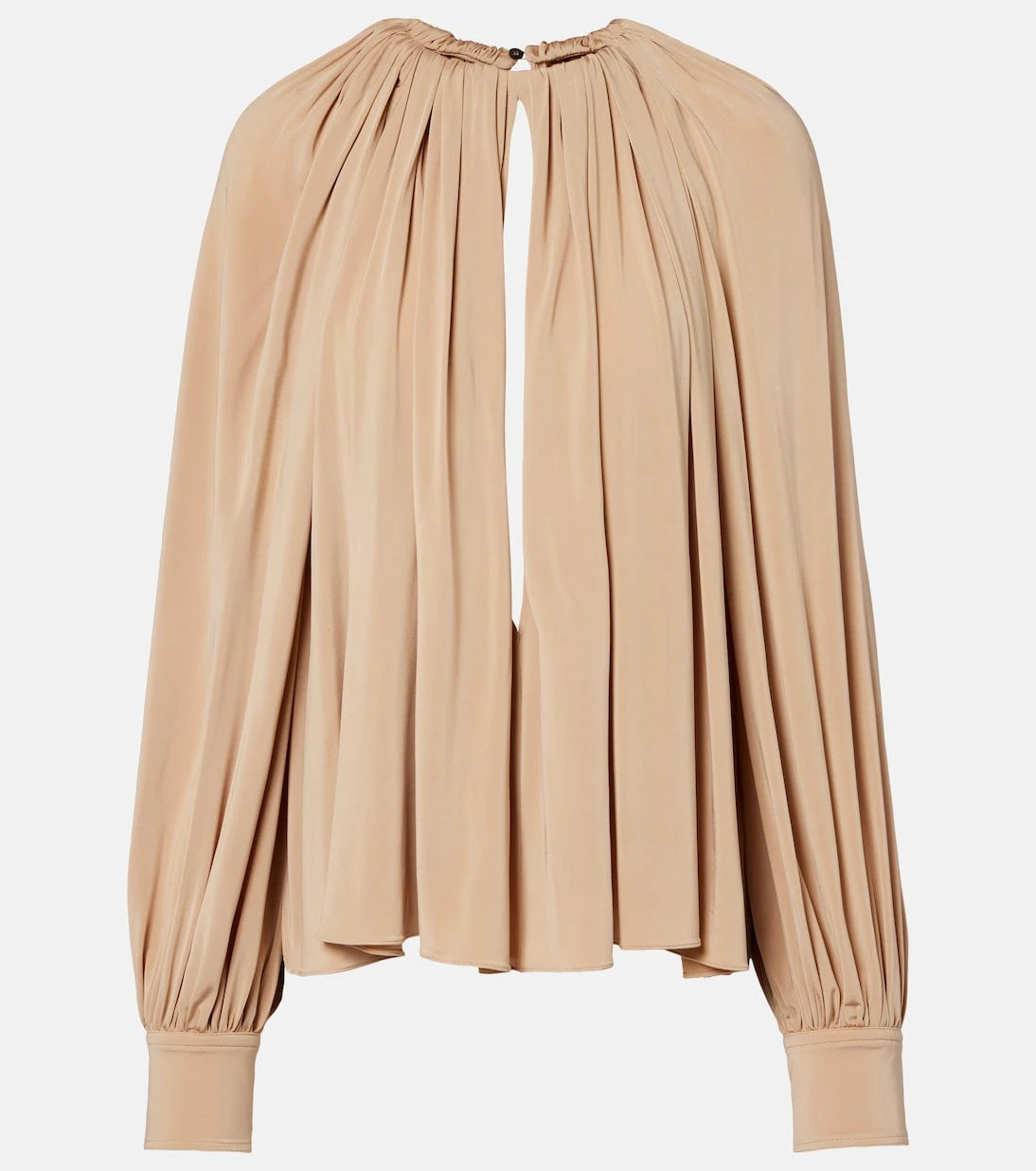 Ferragamo - Cutout draped blouse
