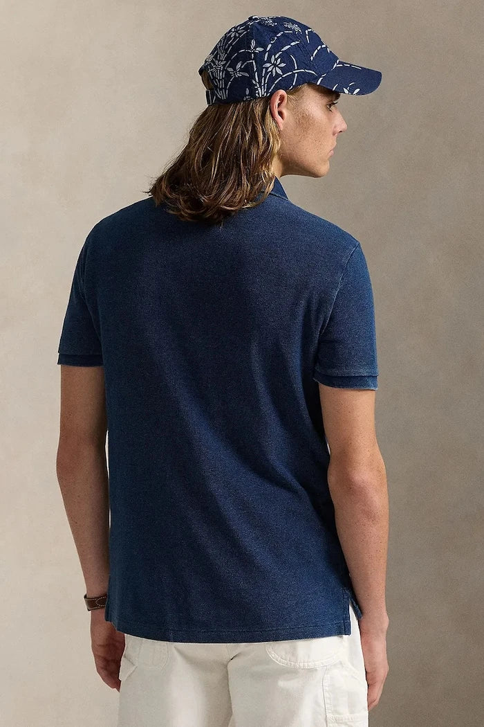 Памучна тениска с яка Polo Ralph Lauren