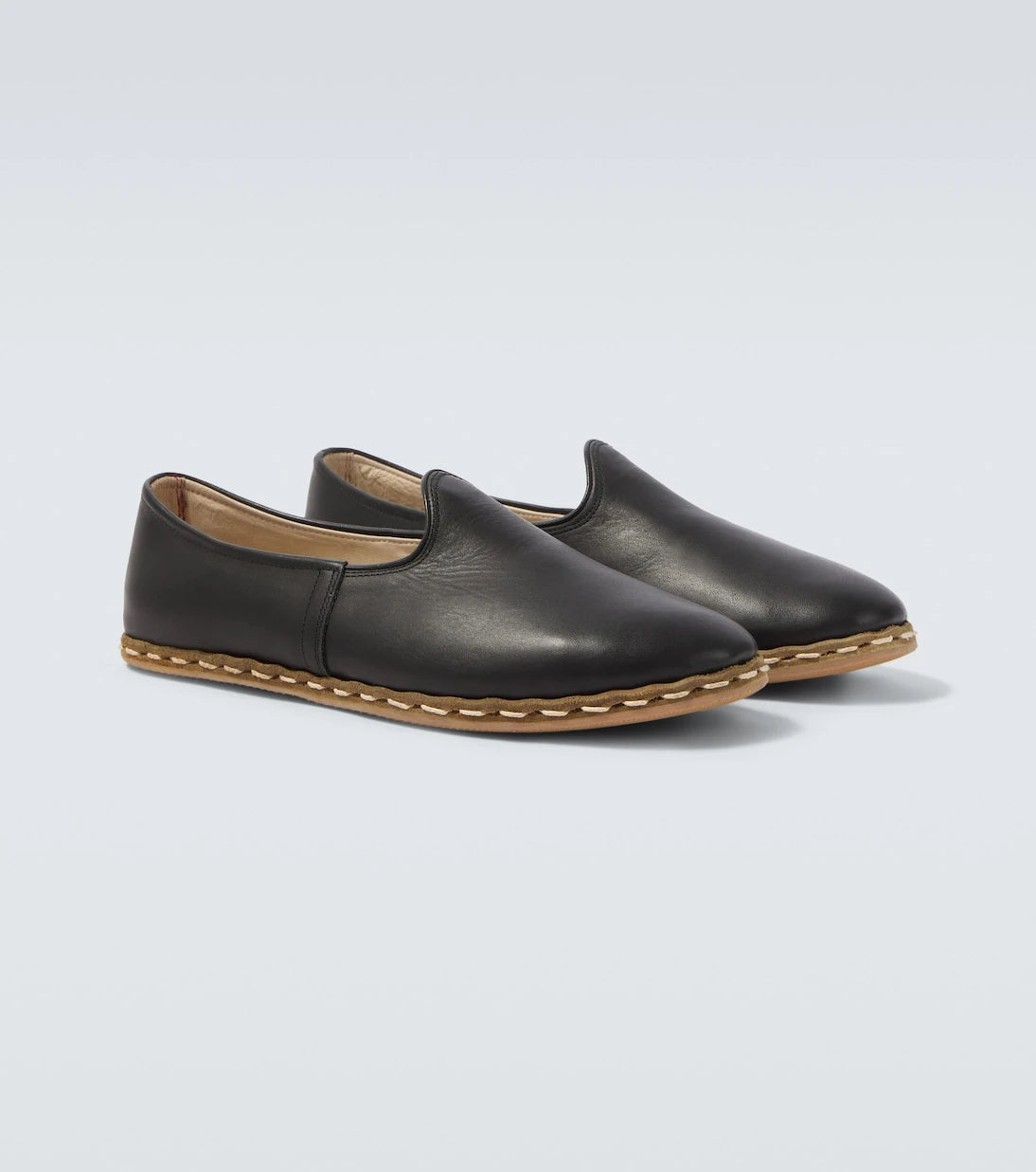 Sabah - Sabah leather slip-on shoes