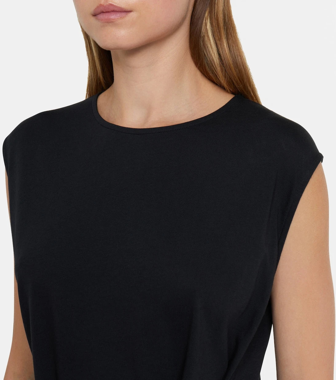 Toteme - Gathered cotton jersey midi dress