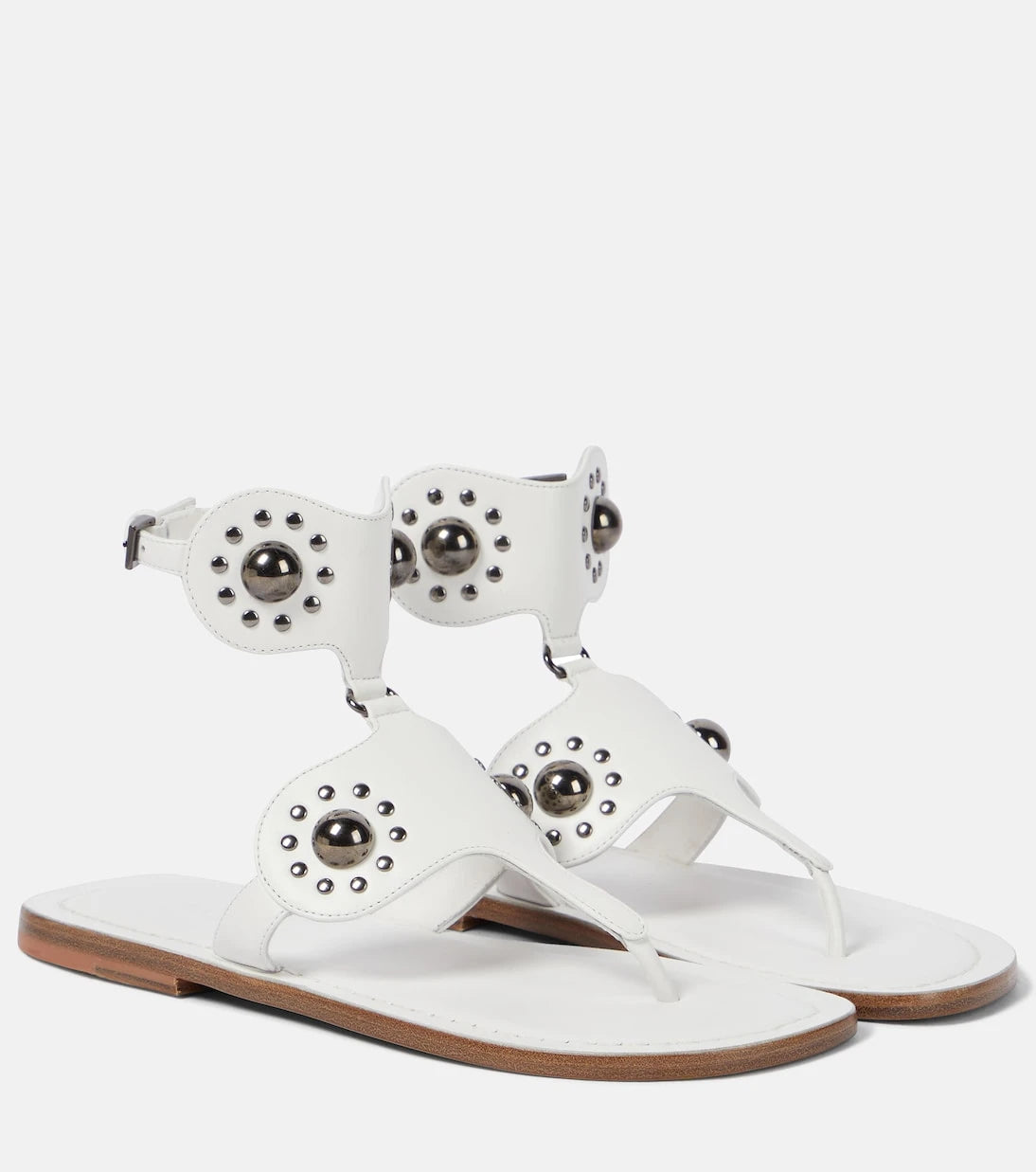 Alaïa - Studded thong sandals