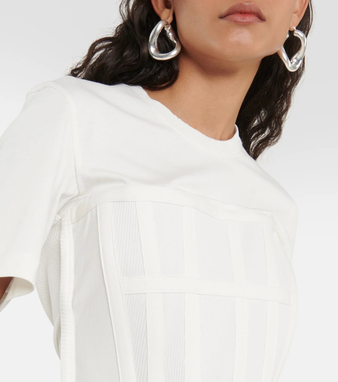 Dion Lee - Corset cotton jersey T-shirt