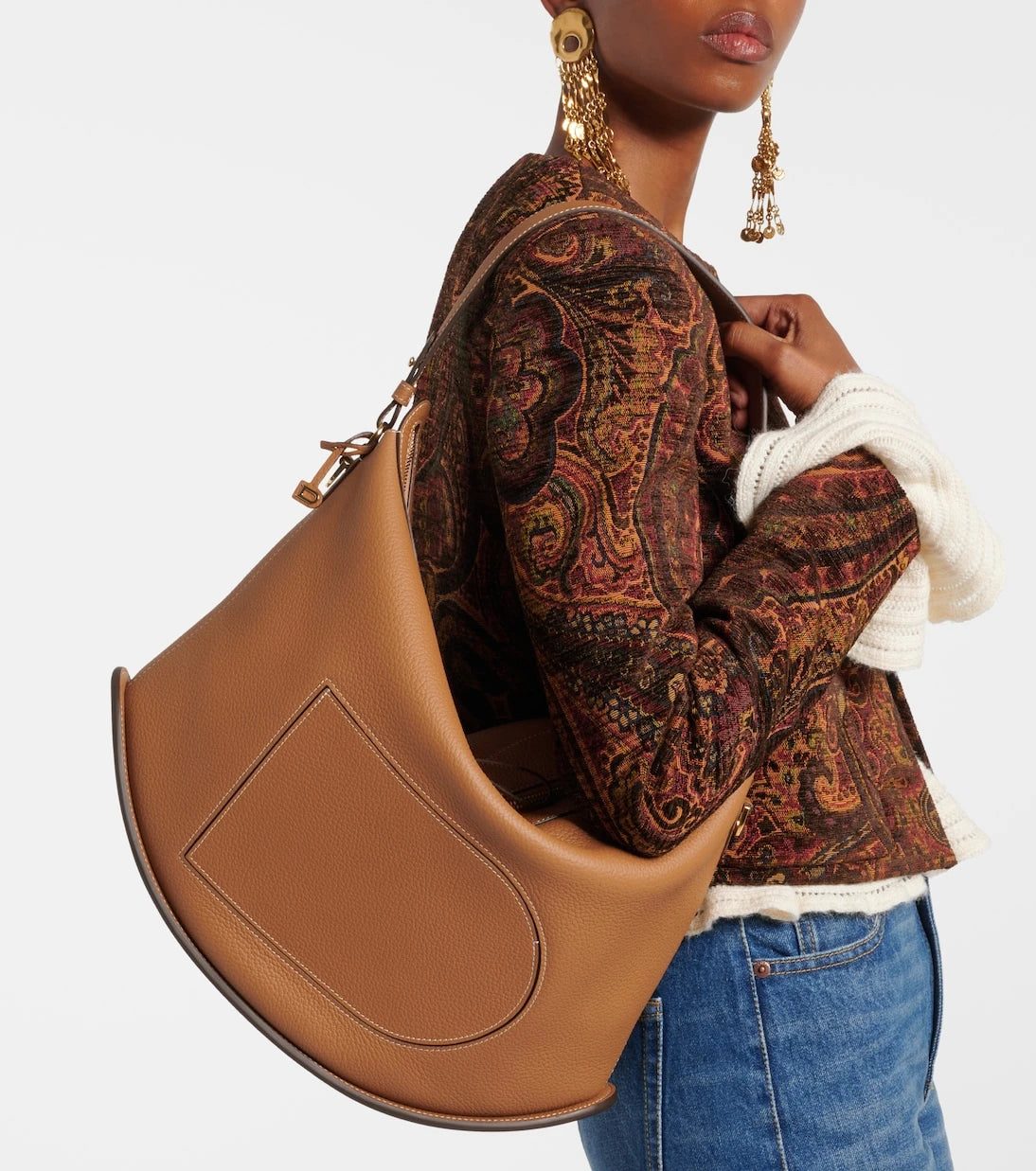 Delvaux - Pin Swing XL leather shoulder bag