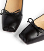 Christian Louboutin Black Mamadrague Leather Ballet Flats