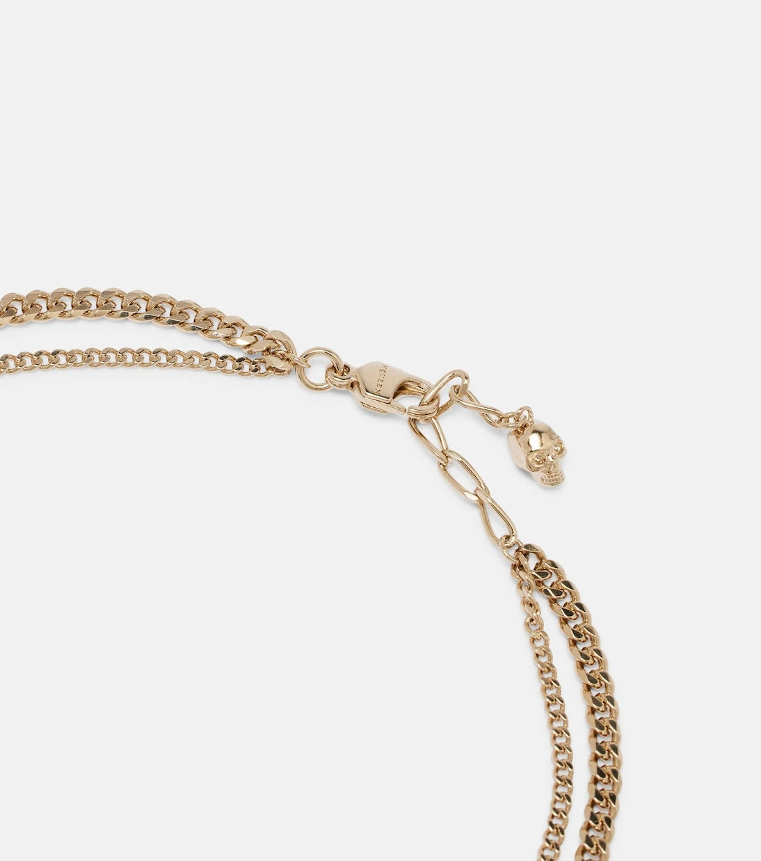 McQueen - Skull embellished necklace