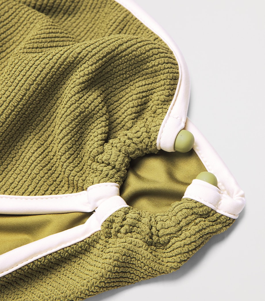 Johanna Ortiz Green Aquatic Days Bikini Top