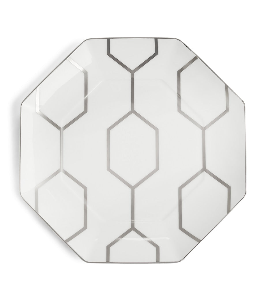 Gio Platinum Octagonal Plate (23cm)
