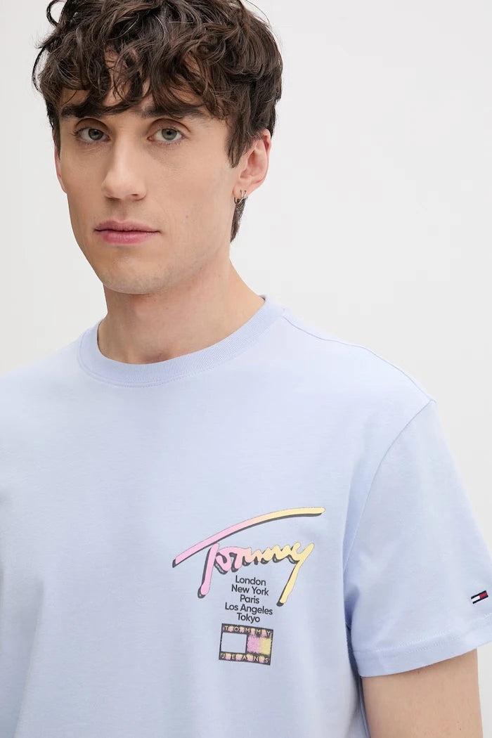 Tommy Jeans тениска мъжка от памук