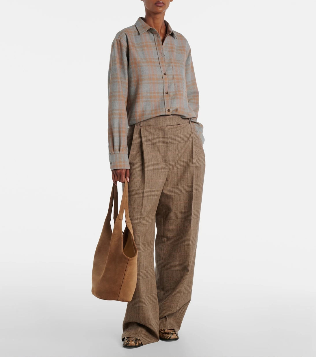 Aesther Ekme - Phantom Large suede tote bag