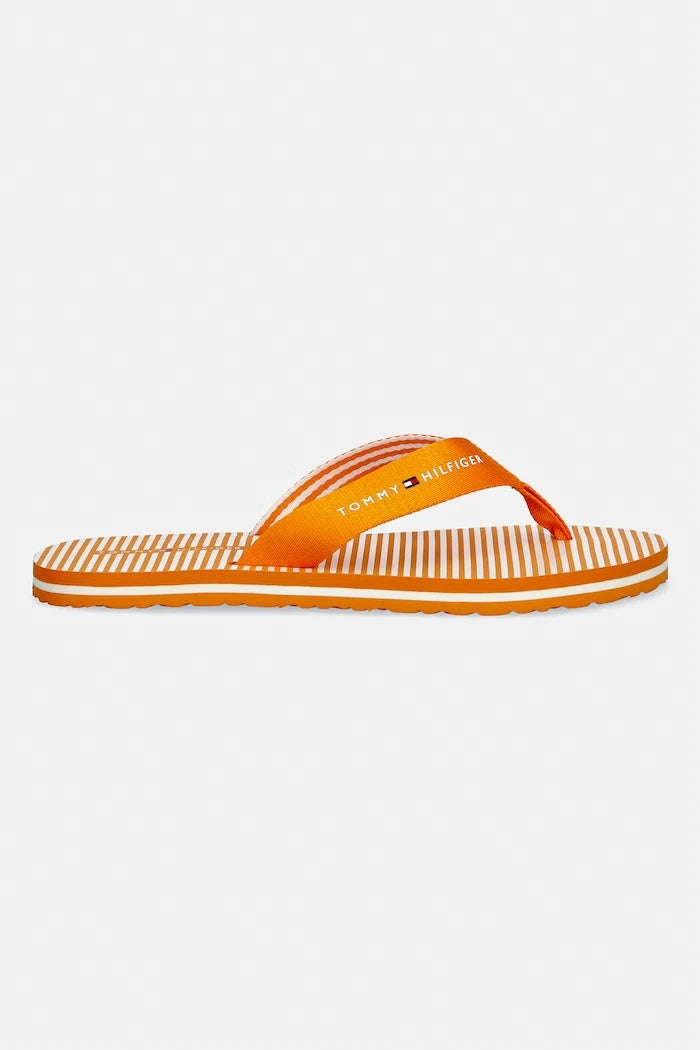 Tommy Hilfiger Kadın Parmak Arası Terlik TH ITHACA STRIPE SUMMER SANDAL