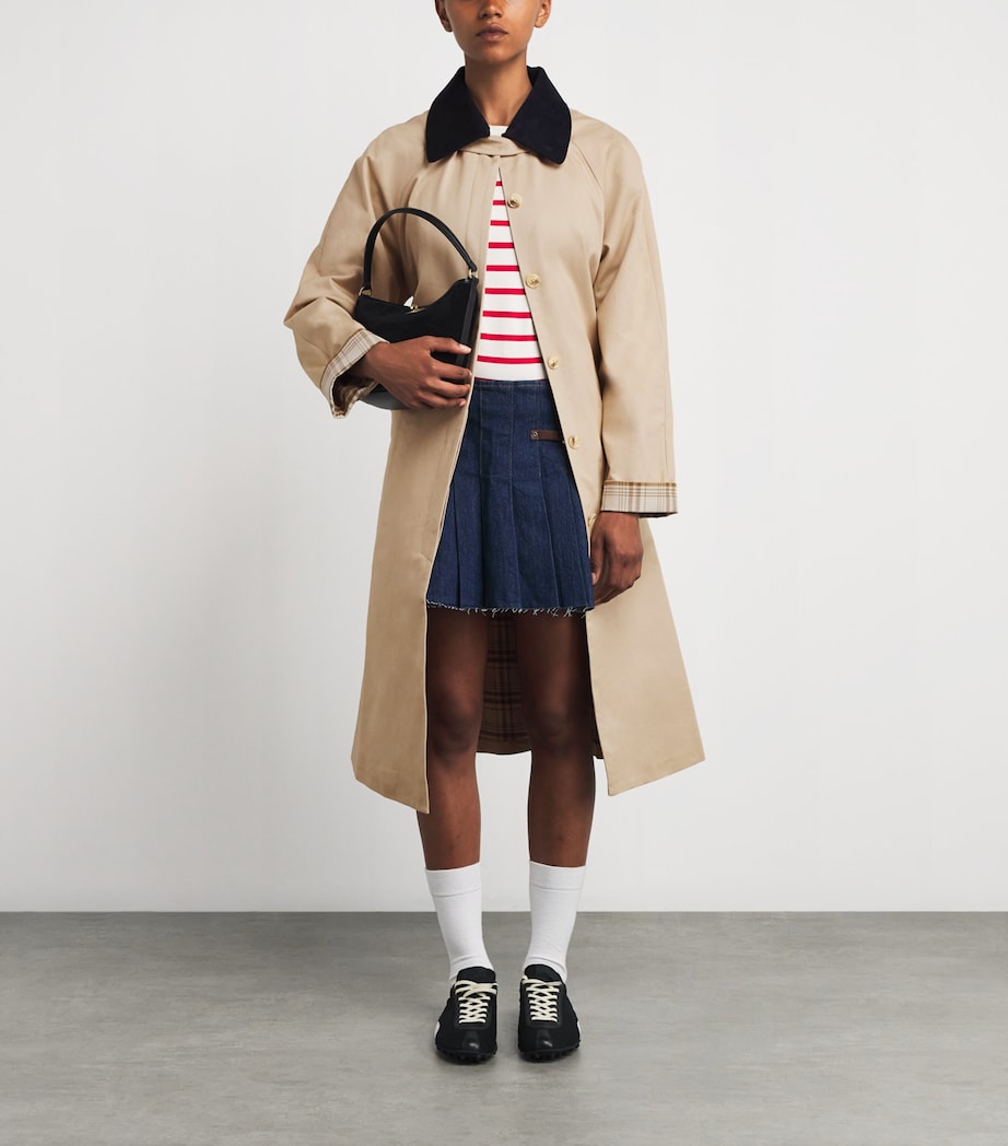 Maje Beige Cotton Trench Coat