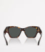 Versace Brown Square Sunglasses