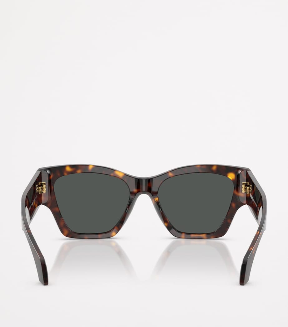 Versace Brown Square Sunglasses