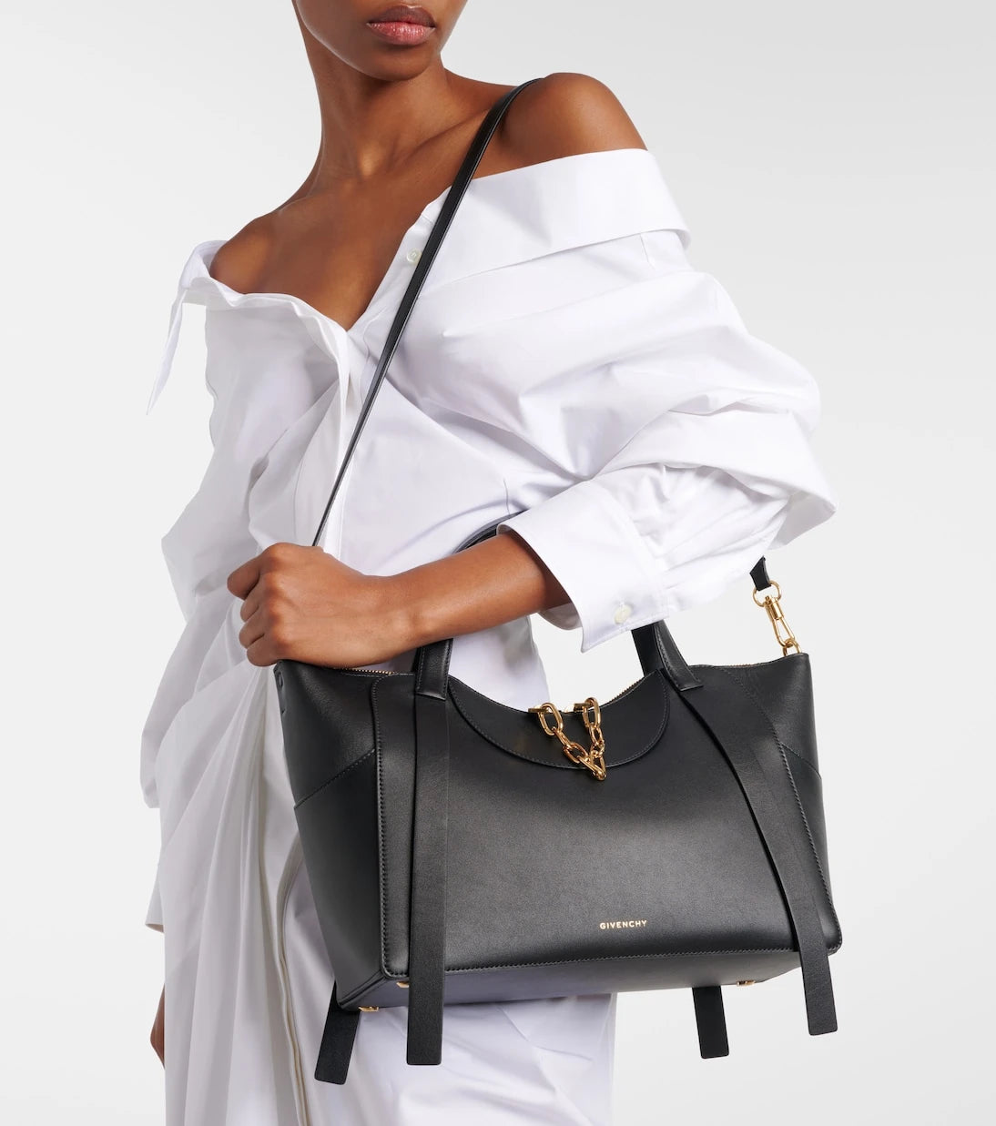 Givenchy - The Snatch Medium leather tote bag