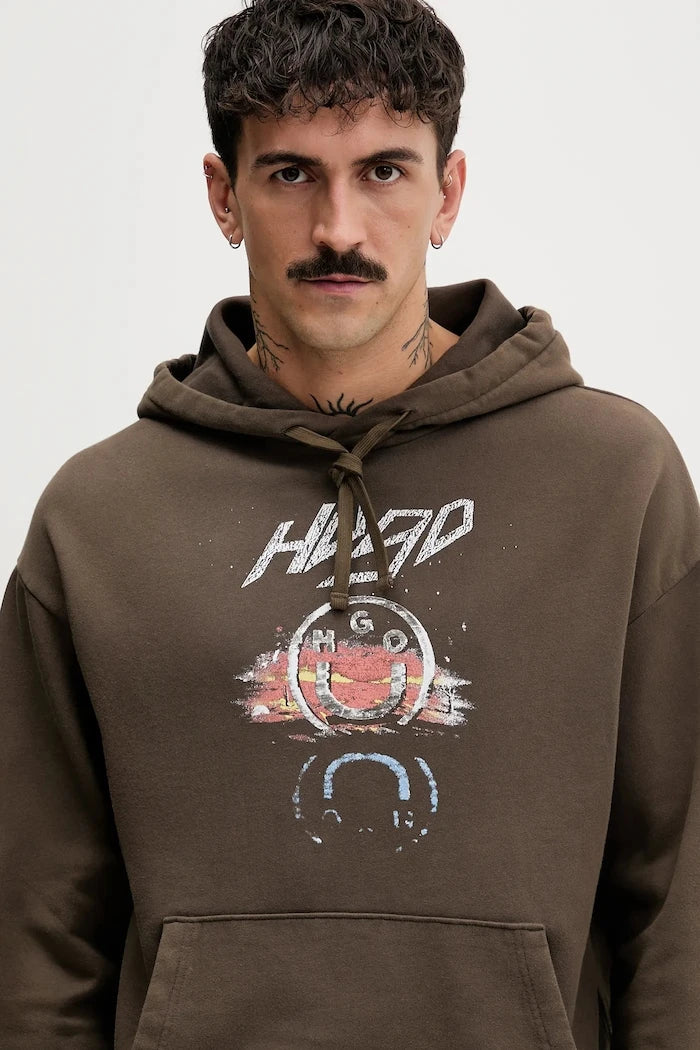 Hugo Blue Nimponex Pamuklu Sweatshirt