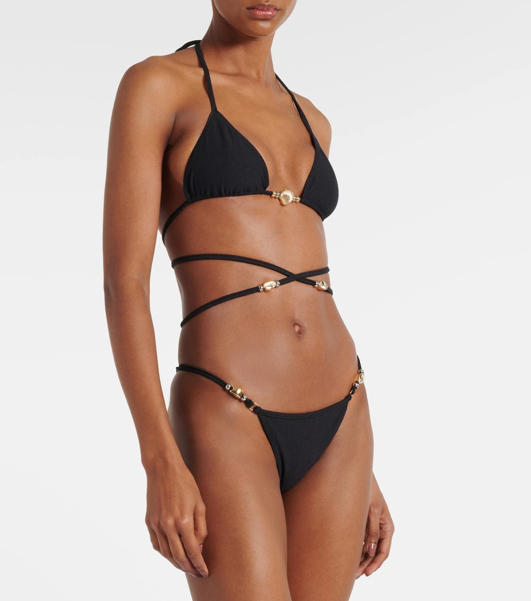 Same - Embellished bikini top