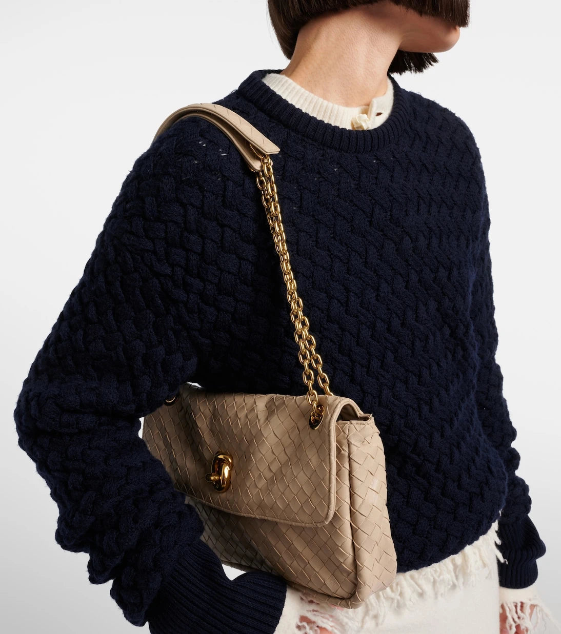 Bottega Veneta - Madison Intrecciato leather shoulder bag