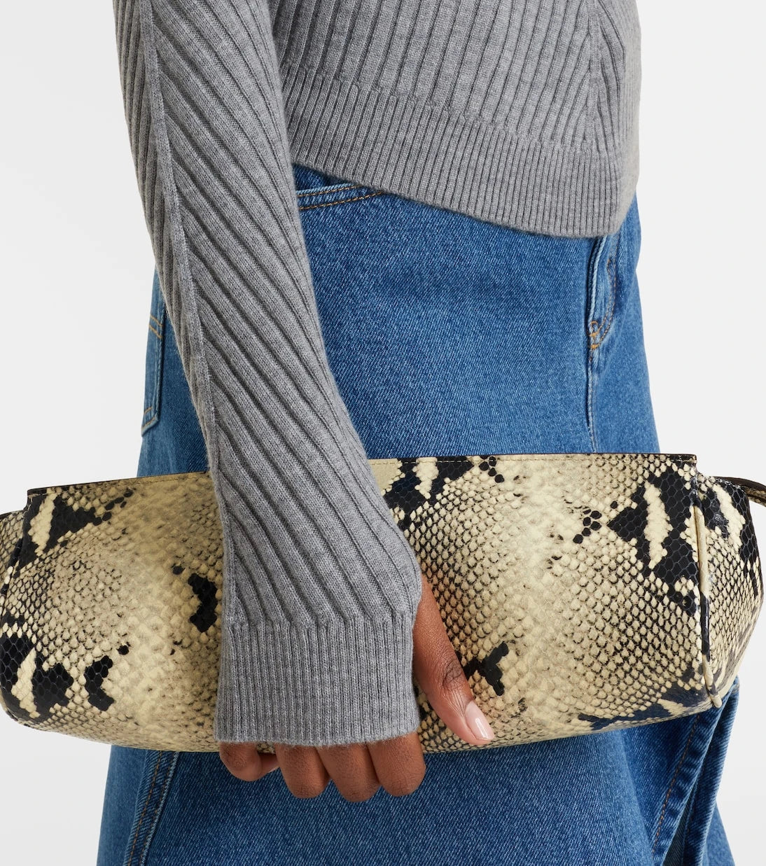 Victoria Beckham - Georgia ribbed-knit wool top