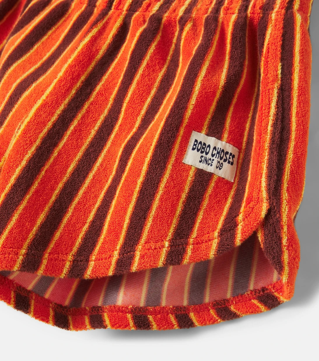 Bobo Choses - Striped Brick cotton-blend shorts