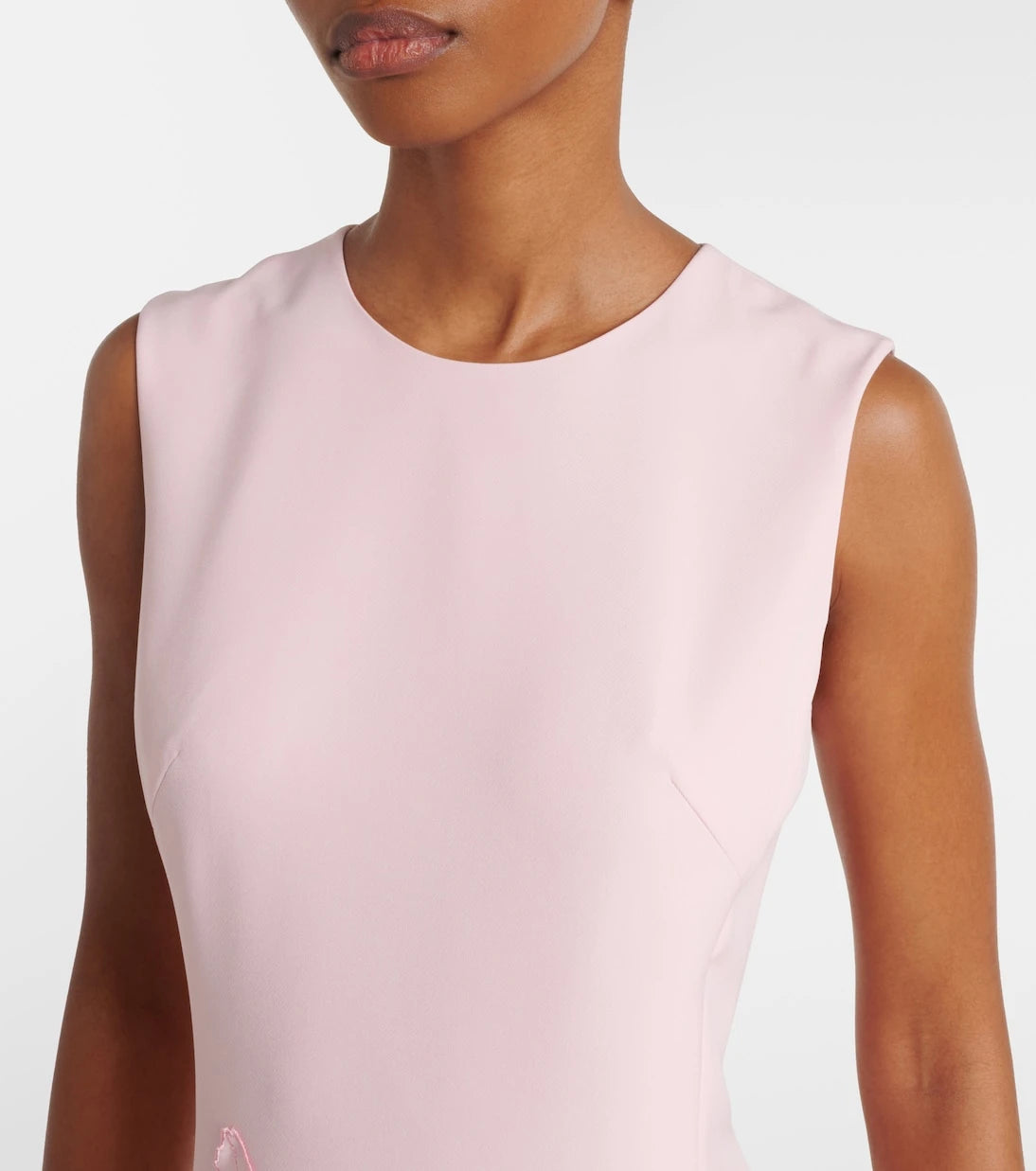 Leo Lin - Cleo floral-appliqué cocktail dress