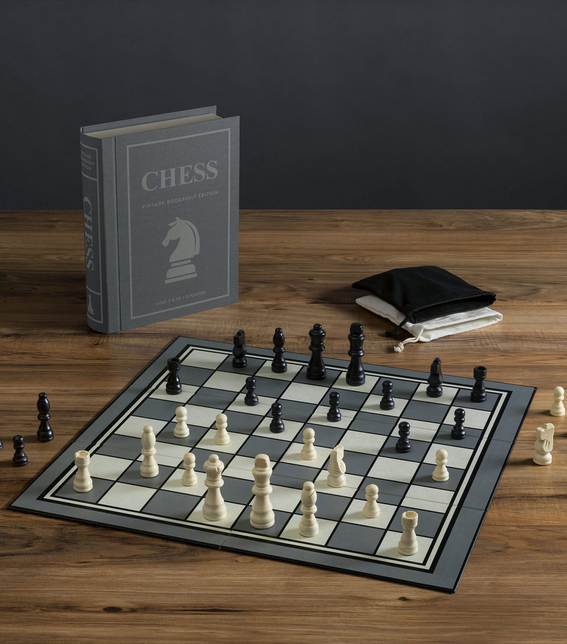 VINTAGE BOOKSHELF Chess Board Game
