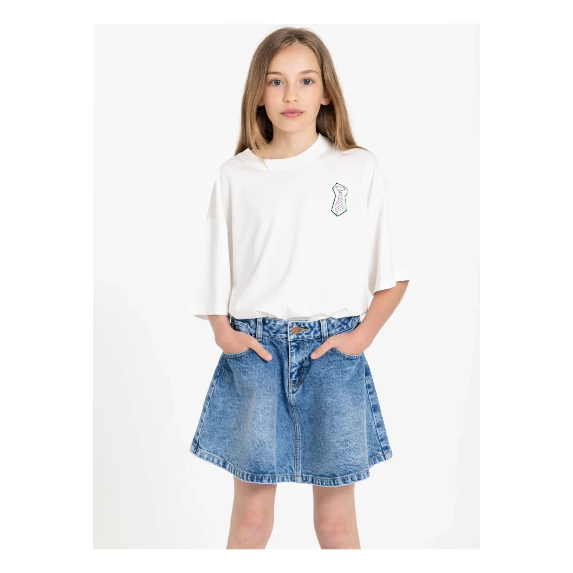Finger in the nose - Oversize Filo organic cotton T-shirt | White