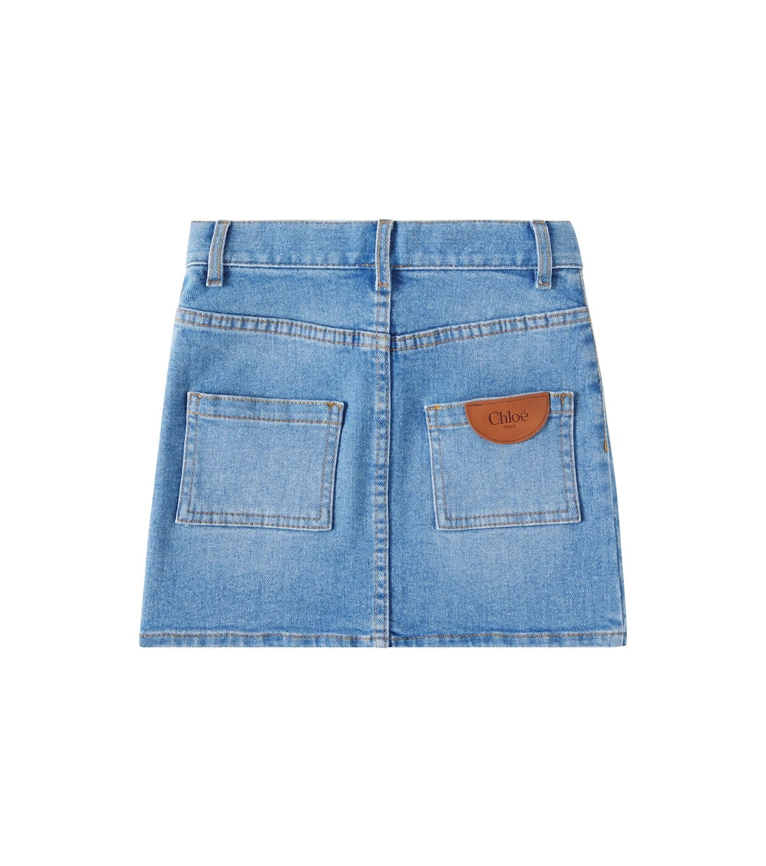 Chloé Kids - تنورة جينز كارغو