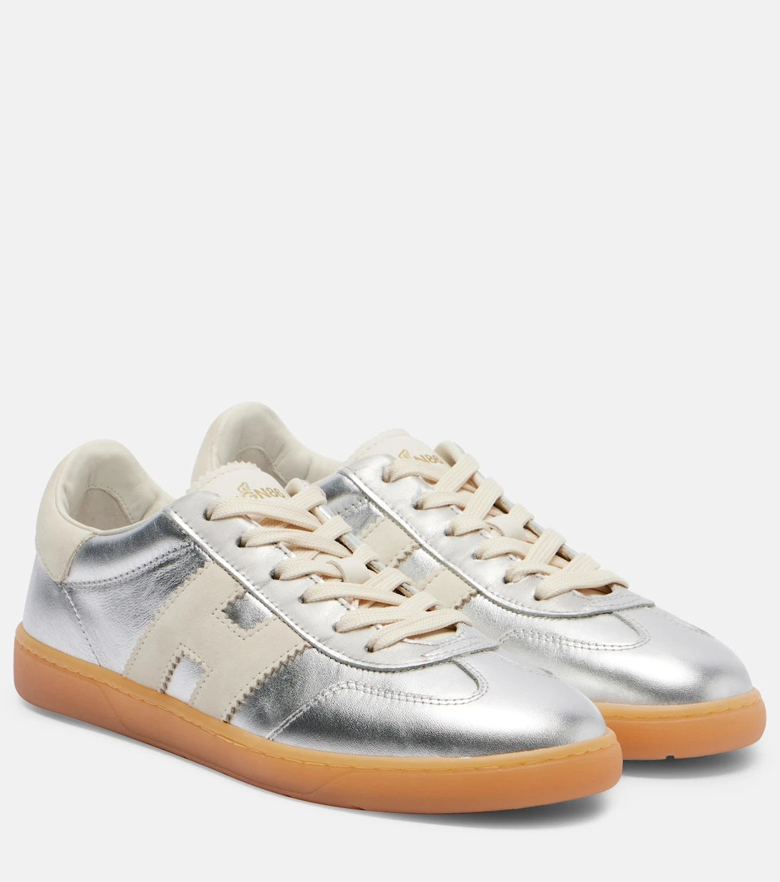 Hogan - Cool metallic leather sneakers