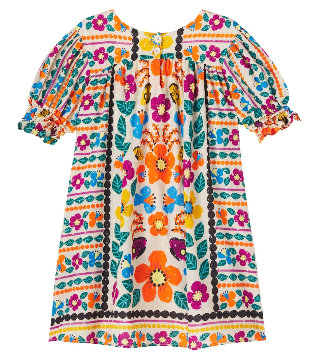 Fábula - Lenço Florada printed cotton dress