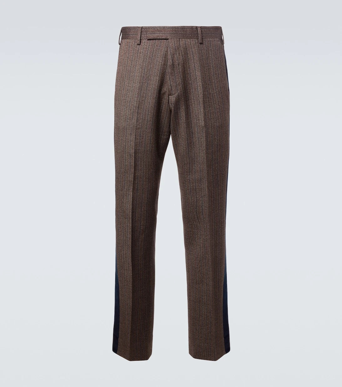 Wales Bonner - Alto pinstripe wool-blend slim pants
