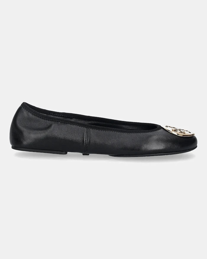 Tory Burch Reva Travel Ballet Deri Babet