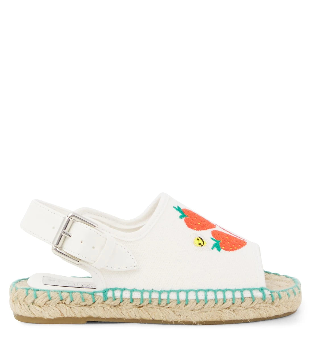 Stella McCartney Kids - Embroidered canvas espadrilles